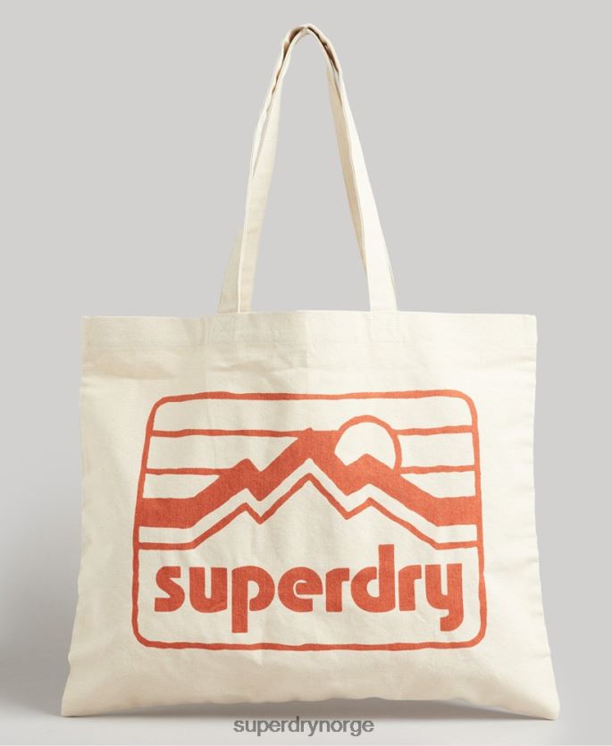 Superdry naken tilbehør 86P46D1732 grafisk shopper bag menn
