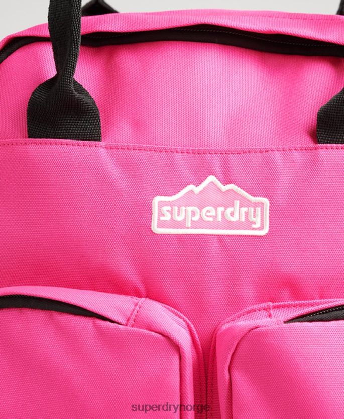 Superdry rosa tilbehør 86P46D1661 ryggsekk med topphåndtak menn