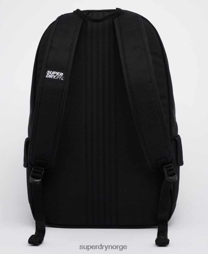 Superdry svart tilbehør 86P46D1837 vintage logo montana ryggsekk menn
