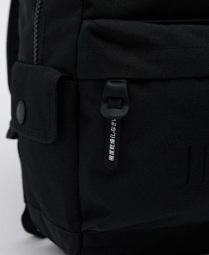 Superdry svart tilbehør 86P46D1837 vintage logo montana ryggsekk menn