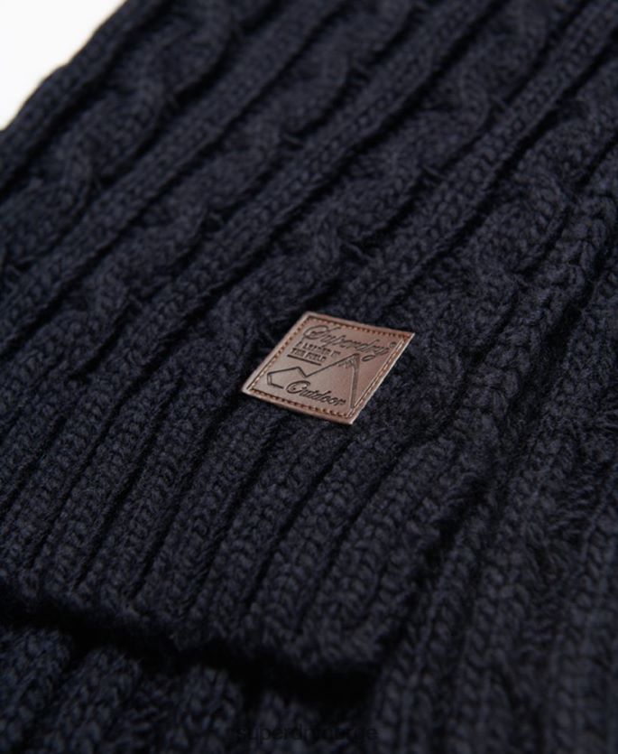 Superdry marinen tilbehør 86P46D6409 tråler kabel skjerf menn