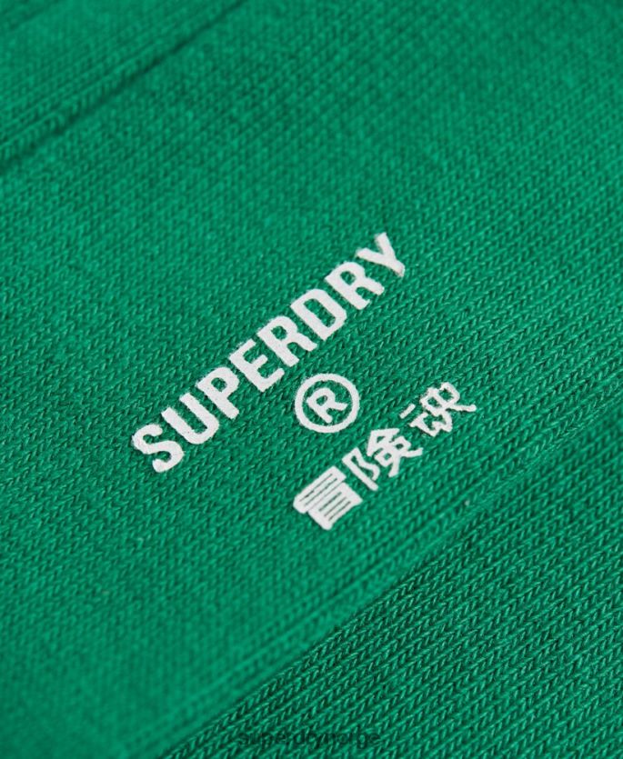 Superdry grønn tilbehør 86P46D1869 casual ribbesokker i økologisk bomull menn
