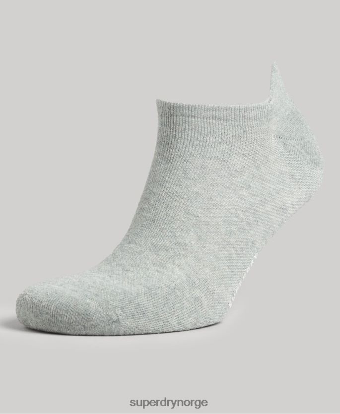 Superdry grå tilbehør 86P46D1659 treningssokkpakke i økologisk bomull menn