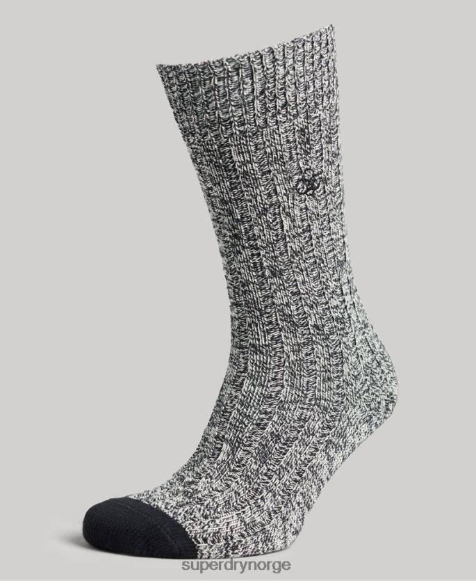 Superdry grå tilbehør 86P46D1765 organisk bomullssokkpakke menn