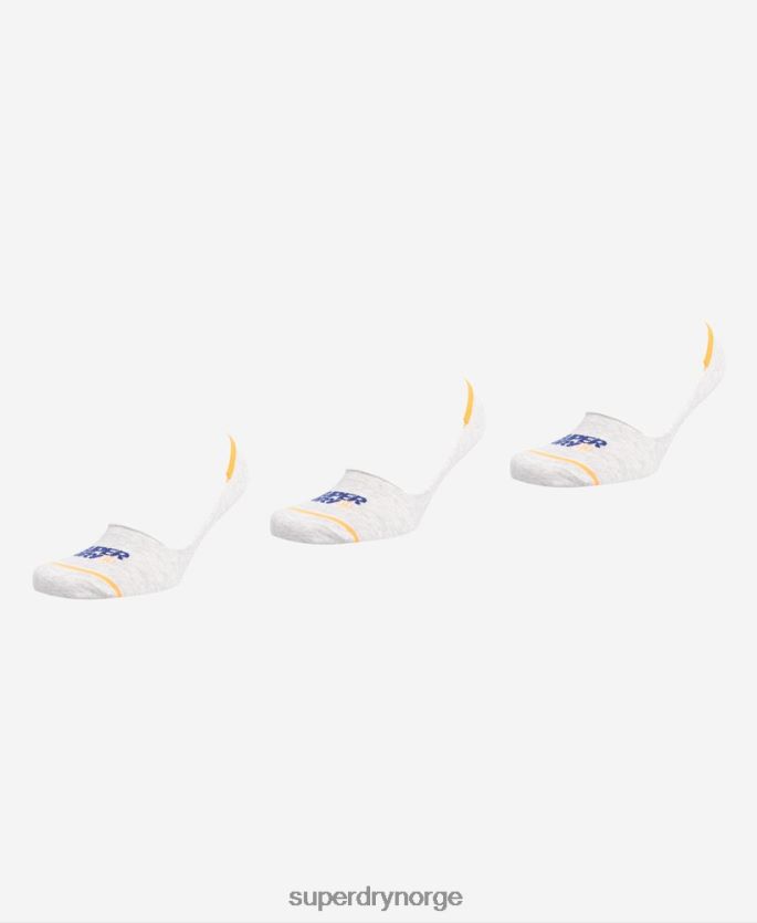 Superdry grå tilbehør 86P46D1855 no show trener sokker menn