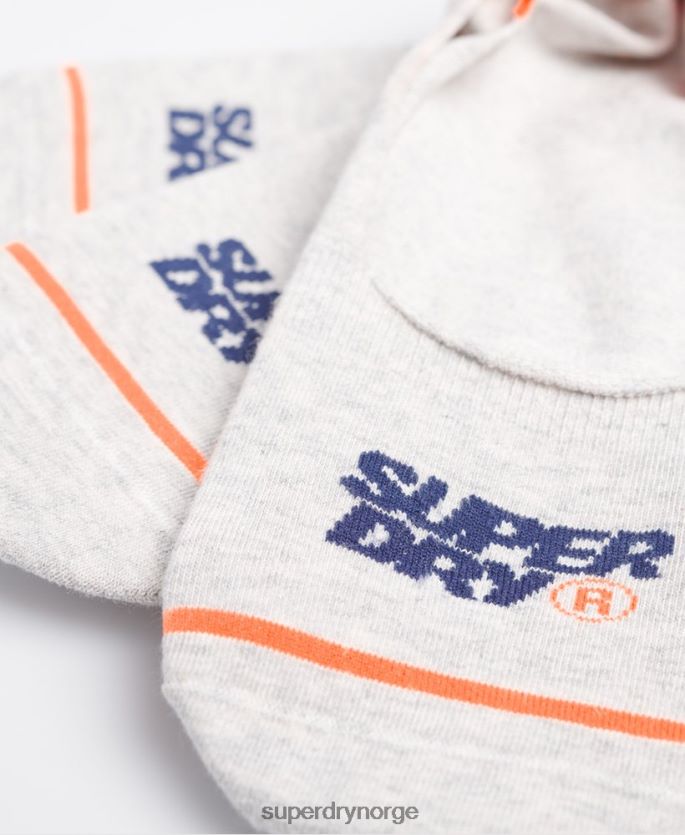 Superdry grå tilbehør 86P46D1855 no show trener sokker menn