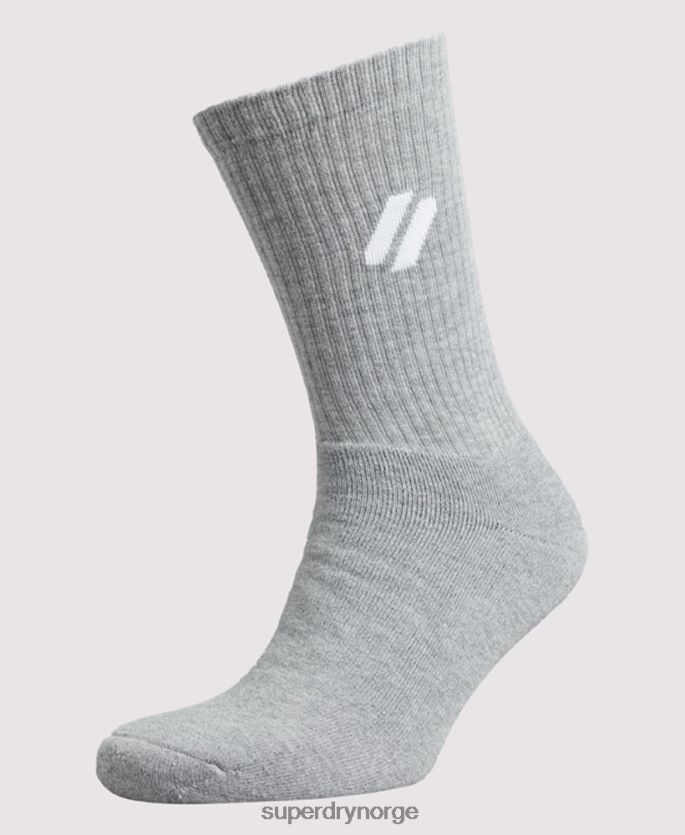 Superdry hvit tilbehør 86P46D1425 coolmax crew sokker menn