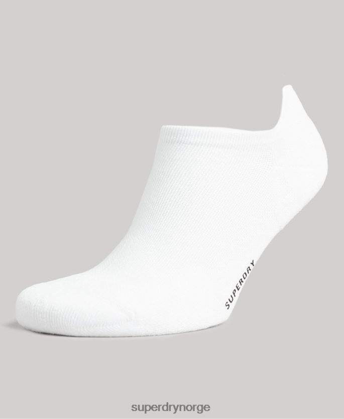 Superdry hvit tilbehør 86P46D1678 treningssokkpakke i økologisk bomull menn