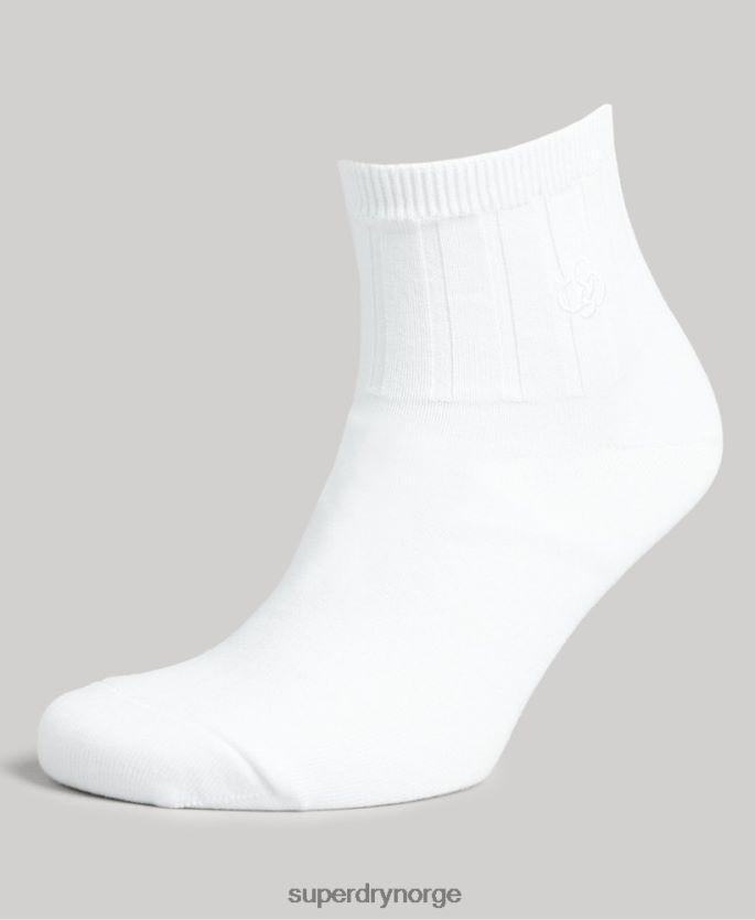 Superdry svart tilbehør 86P46D1642 ankelsokkpakke i økologisk bomull menn
